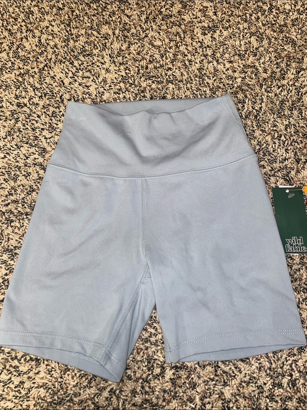 Wild Fable Butter Bliss High-Waist Bike Shorts XXS 7” Inseam Slate NWT